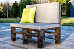 Kanapa ogrodowa z palet ECO - Wymiary: 120x60cm