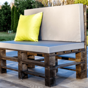 Kanapa ogrodowa z palet ECO - Wymiary: 120x60cm
