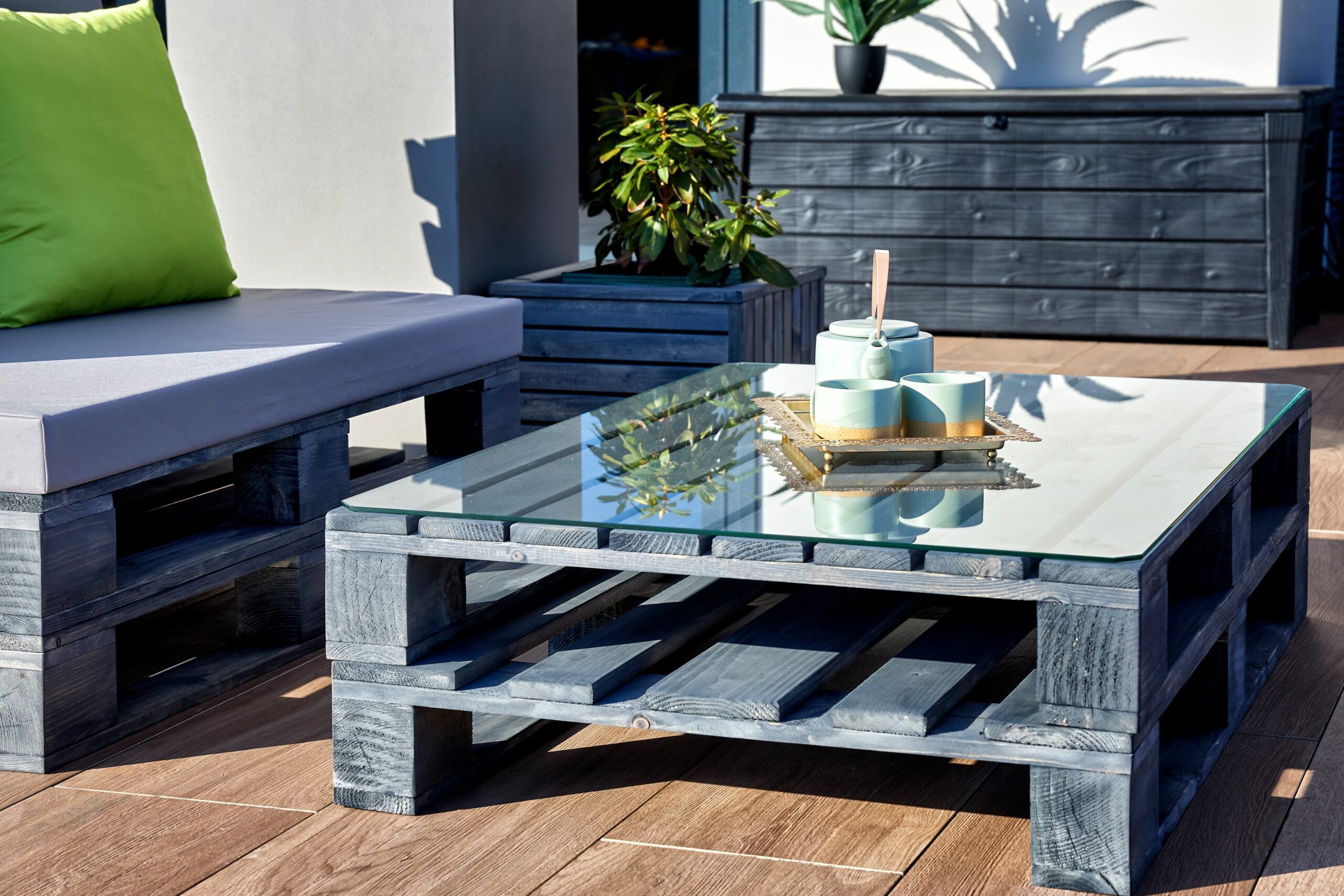 Stolik Kawowy CLASSIC - Meble Z Palet - 120x80cm - obrazek 2