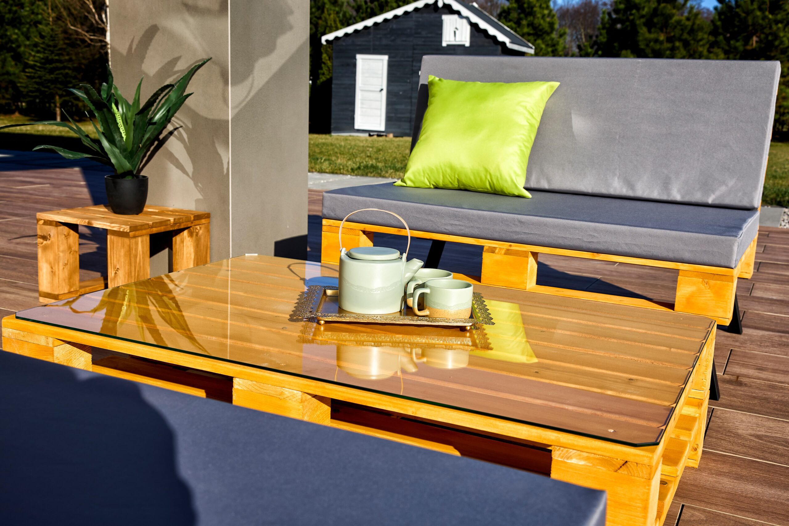 Stolik Kawowy CLASSIC - Meble Z Palet - 120x80cm - obrazek 3