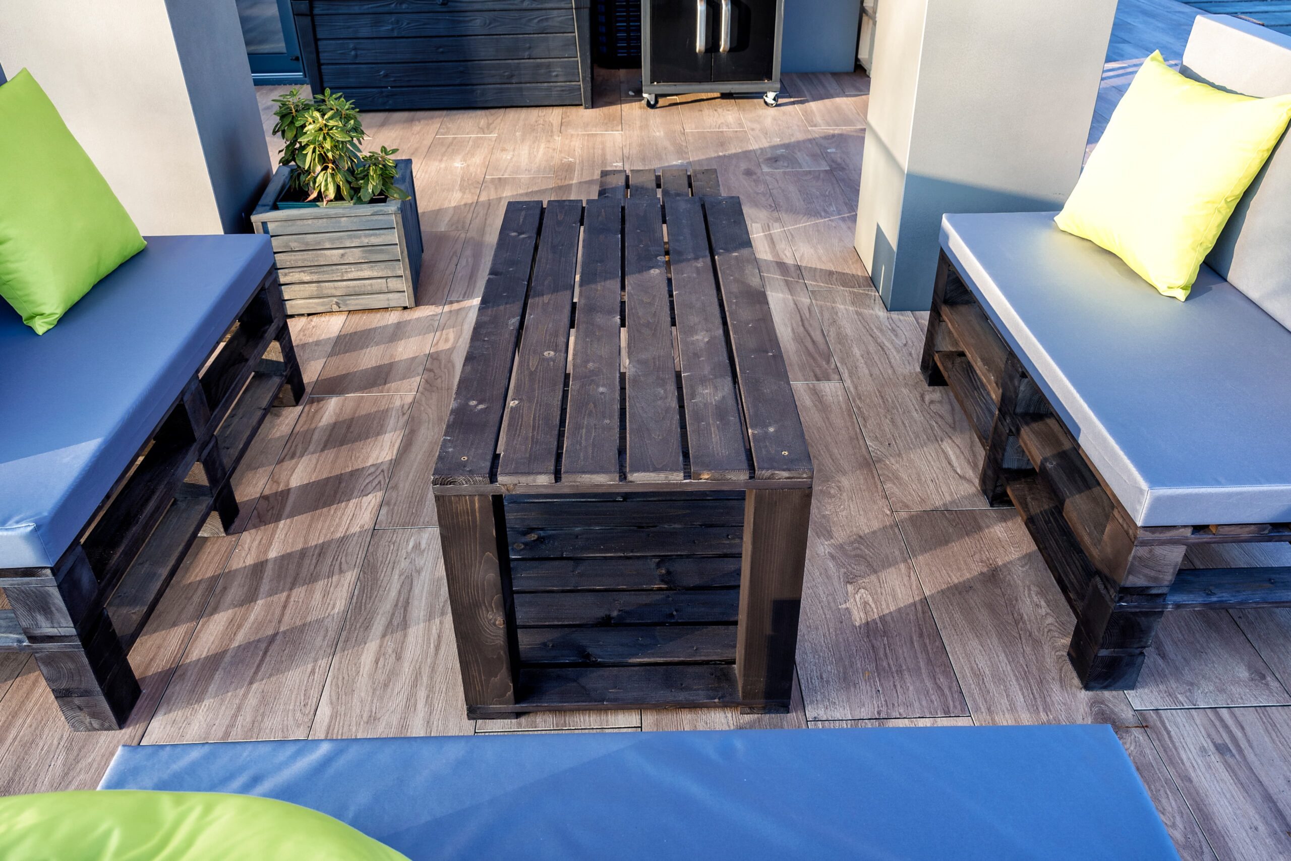 Stolik Kawowy z palet ECO – 120x60cm - obrazek 3