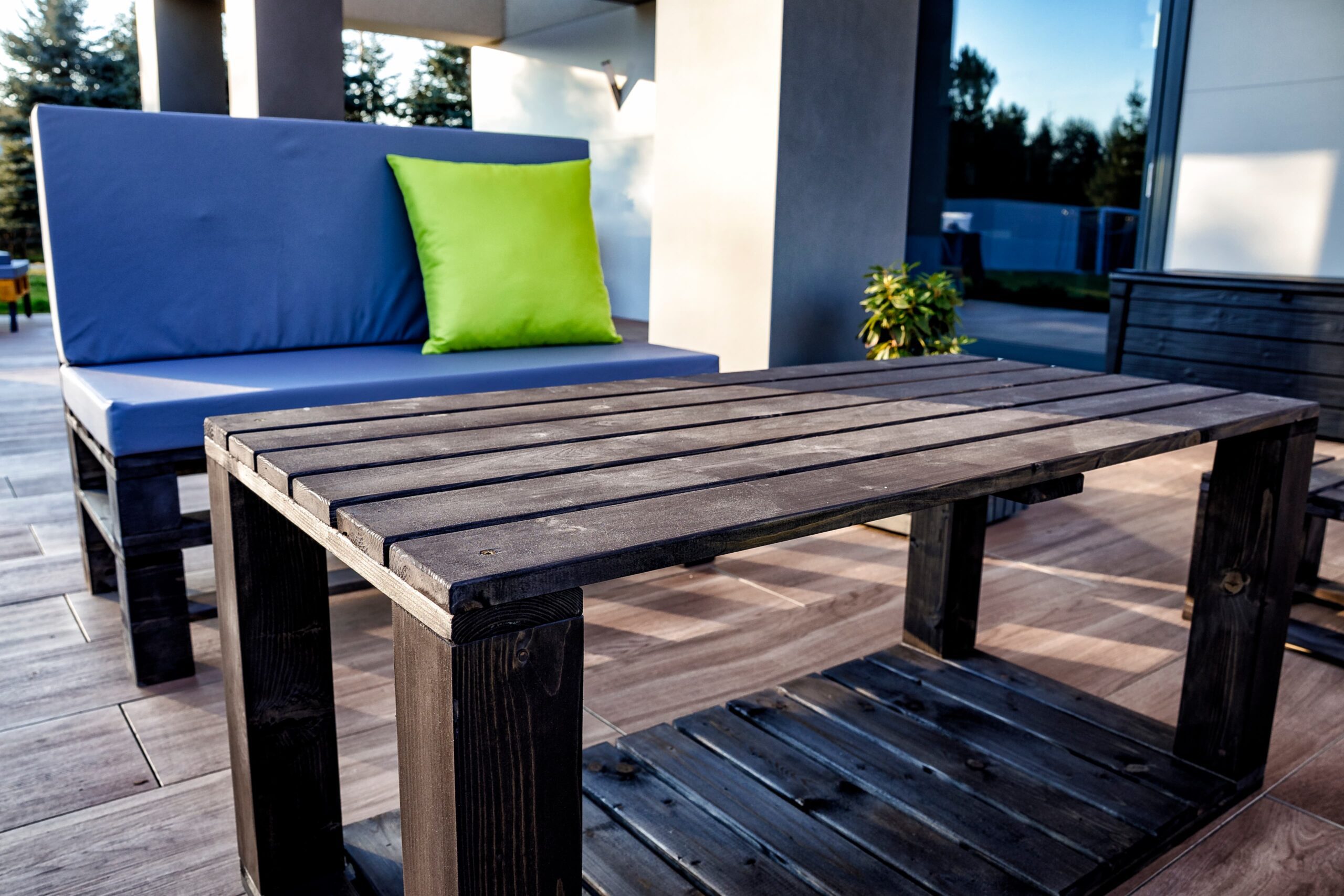 Stolik Kawowy z palet ECO – 120x60cm - obrazek 2