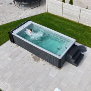 Basen ogrodowy wolnostojący 476x225x120 cm – KLEOPATRA